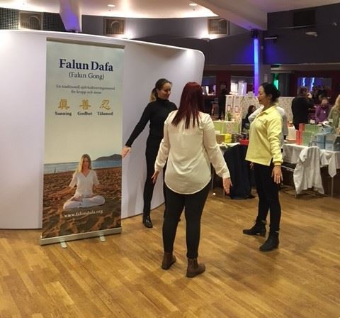 Image for article Svezia: Introdurre il Falun Gong all'expo della salute di Skövde