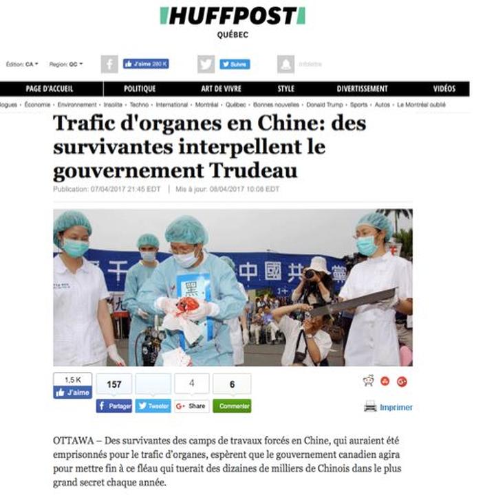 Image for article Canada: Trapianti d’organo in Cina: I sopravvissuti chiedono l'intervento del governo di Trudeau