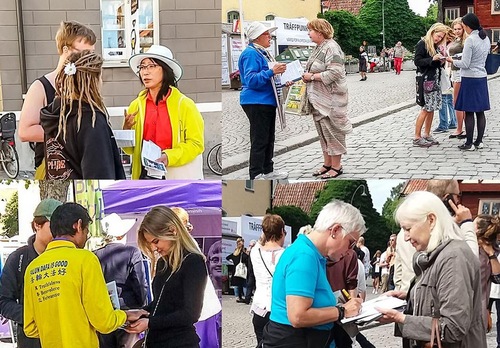 Image for article Svezia: Introdurre il Falun Gong sull'Isola di Gotland durante il forum dell'Almedalsveckan
