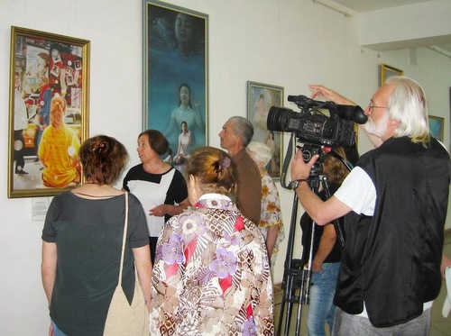 Image for article Ucraina: La Mostra d'arte presenta la bellezza della Falun Dafa 