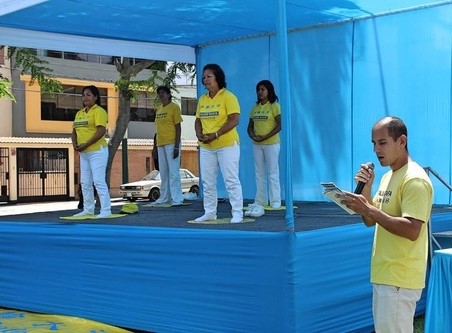 Image for article ​Perù: Il Falun Gong partecipa al Community Health Expo