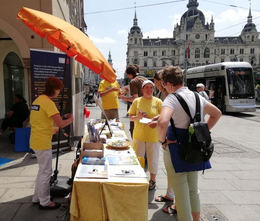 Image for article ​Austria, Graz: Giornata informativa del Falun Gong