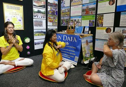 Image for article Brisbane, Australia: I praticanti portano la bellezza della Falun Dafa al Festival della mente, del corpo e dello spirito