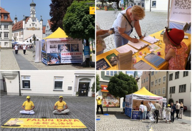 Image for article Germania: Praticanti introducono la Falun Dafa in una città storica