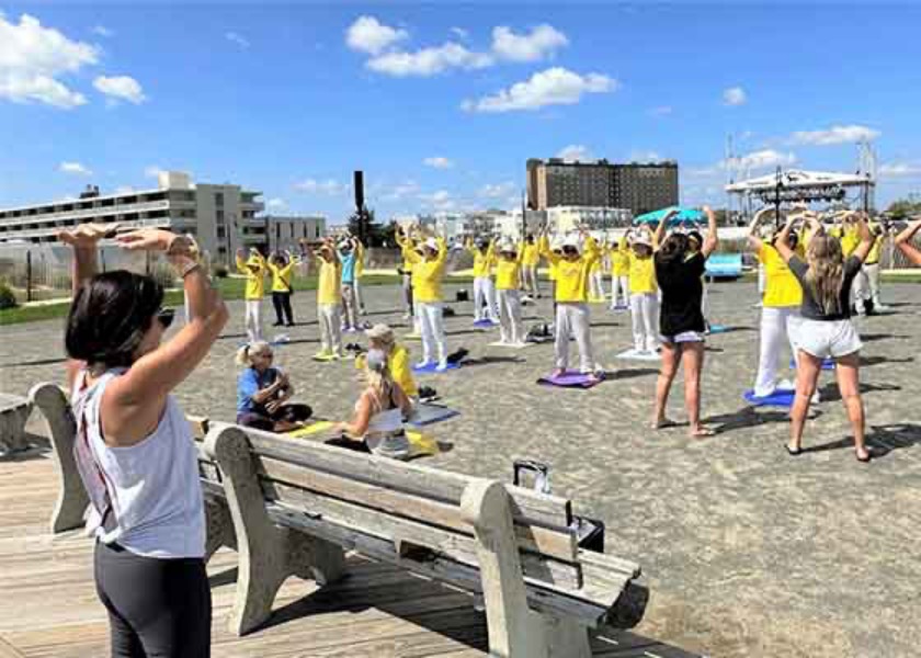 Image for article New Jersey: La Falun Dafa accolta ad Asbury Park, una popolare città sulla riva del mare