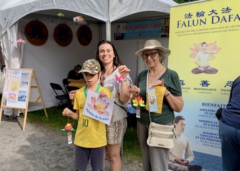 Image for article La Falun Dafa ammirata a un festival in Quebec: “La Falun Dafa è ciò che stavo cercando!”