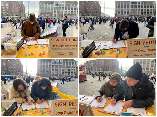 Image for article Amsterdam: “È un crimine contro l’umanità”, la popolazione condanna la persecuzione della Falun Dafa nella Giornata dei diritti umani