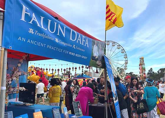 Image for article Melbourne, Australia: Introduzione della Falun Dafa alle celebrazioni del nuovo anno nella comunità vietnamita