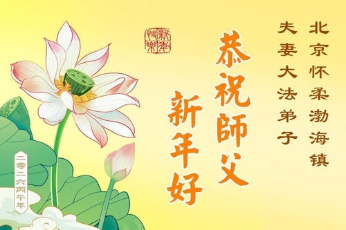 Image for article I praticanti della Falun Dafa di Pechino augurano rispettosamente al Maestro Li Hongzhi un Felice Anno Nuovo Cinese (165 auguri)