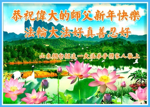 Image for article I praticanti della Falun Dafa della Provincia dello Shandong augurano con rispetto al Maestro Li Hongzhi un felice anno nuovo (19 auguri)