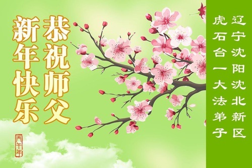 Image for article I praticanti della Falun Dafa della città di Shenyang augurano rispettosamente al Maestro Li Hongzhi un Felice Anno Nuovo Cinese (110 auguri)