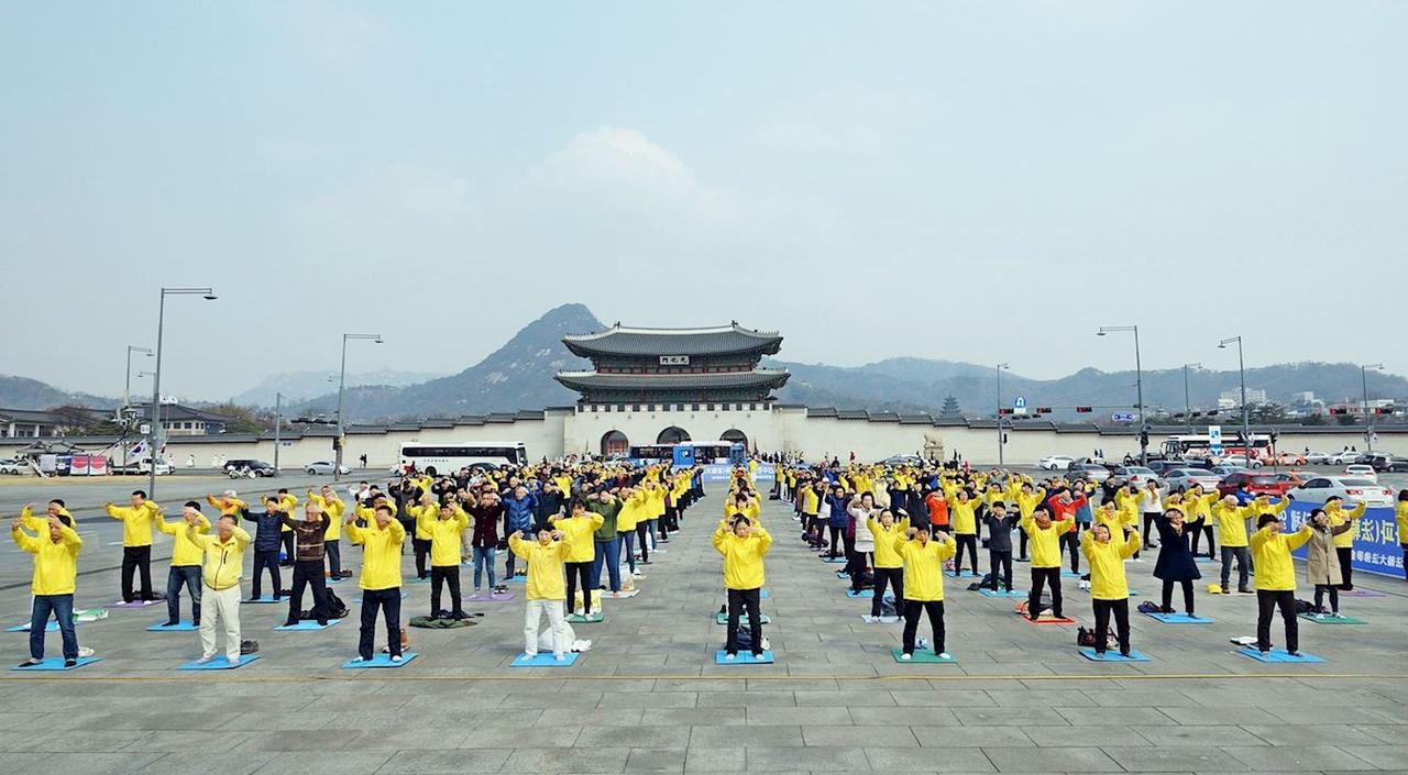Image for article Corea del Sud, Seul: La comunità è invitata a partecipare agli esercizi del Falun Gong