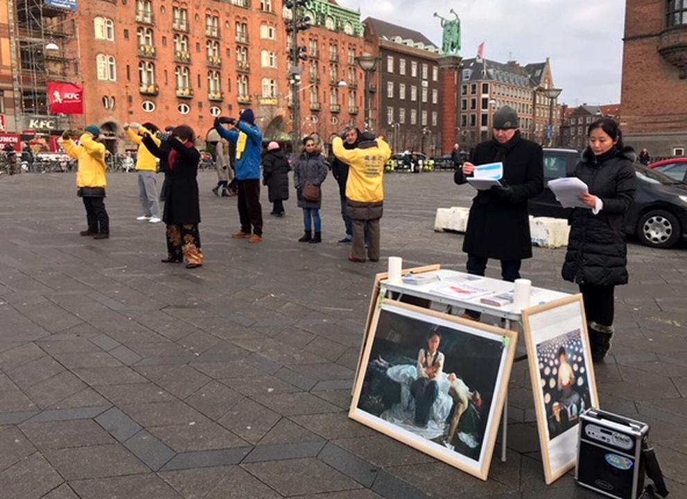 Image for article ​Danimarca: I praticanti del Falun Gong chiedono la fine della persecuzione in Cina