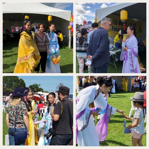 Image for article ​Auckland, Nuova Zelanda: La Falun Dafa al Festival Culturale Internazionale