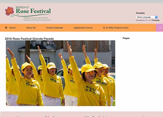 Image for article Ontario, Canada: La Tian Guo Marching Band sfila durante la Rose Festival Parade