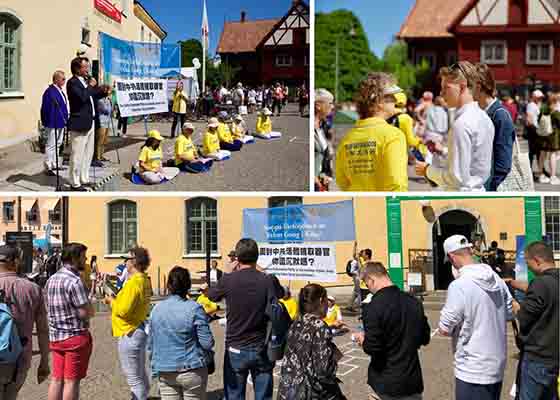 Image for article Svezia: Sensibilizzazione sul Falun Gong durante la 