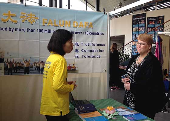 Image for article ​Danimarca, Skive: Presentazione del Falun Gong alla “Health Expo”