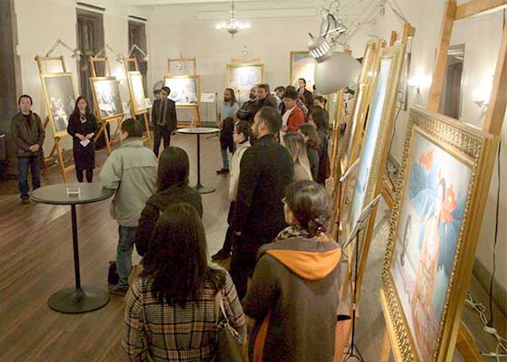 Image for article Canada: La mostra d'arte della Falun Dafa 