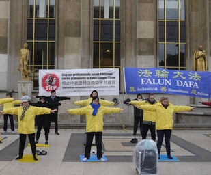 Image for article Parigi: I turisti imparano a conoscere il Falun Gong