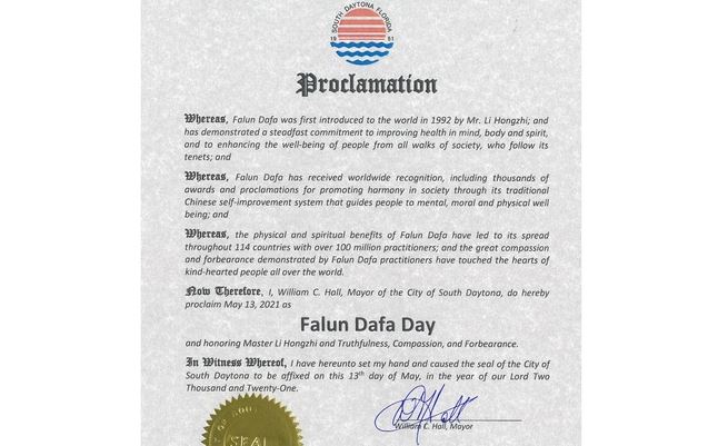 Image for article Florida, USA: Due città emettono proclami per celebrare la Giornata mondiale della Falun Dafa