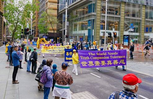 Image for article Sydney, Australia: Parata per presentare la Falun Dafa ed esporre la persecuzione del PCC