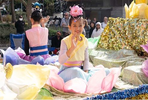 Image for article San Francisco: Aprezzamento per il Falun Gong alla parata del patrimonio italiano