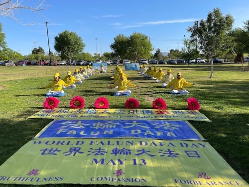 Image for article Las Vegas: I praticanti tengono attività celebrative per la Giornata Mondiale della Falun Dafa