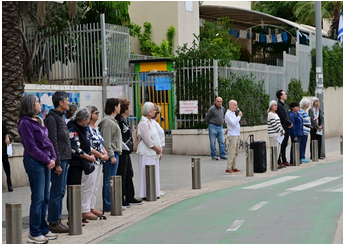 Image for article Tel Aviv, Israele: Attività davanti all’ambasciata cinese per commemorare l’appello del 25 aprile