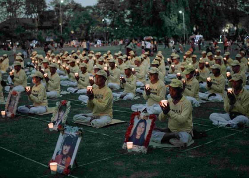 Image for article Indonesia: La gente esprime il proprio sostegno alla Falun Dafa durante gli eventi per chiedere la fine della persecuzione in Cina