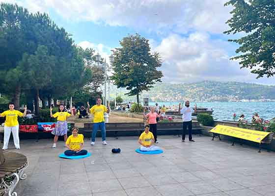 Image for article Istanbul, Turchia: Introduzione alla Falun Dafa nel Parco Heydar Aliyev