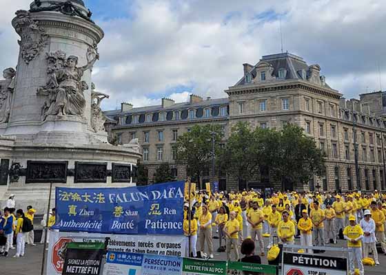 Image for article Parigi, Francia: I praticanti della Falun Dafa di tutta Europa tengono una pratica di gruppo e riflettono sulle loro esperienze