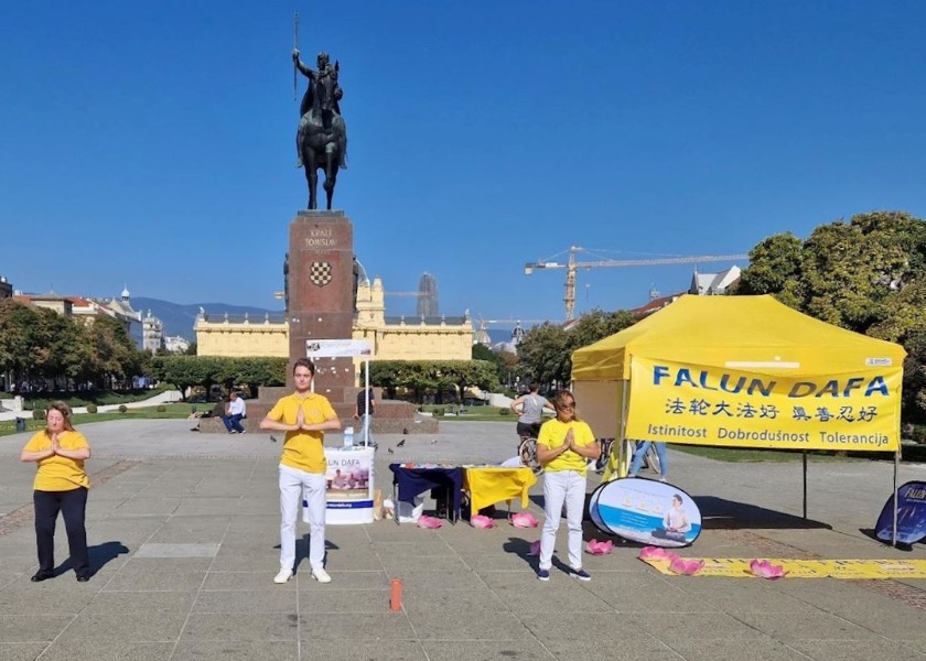 Image for article Croazia: Introduzione della Falun Dafa nella capitale