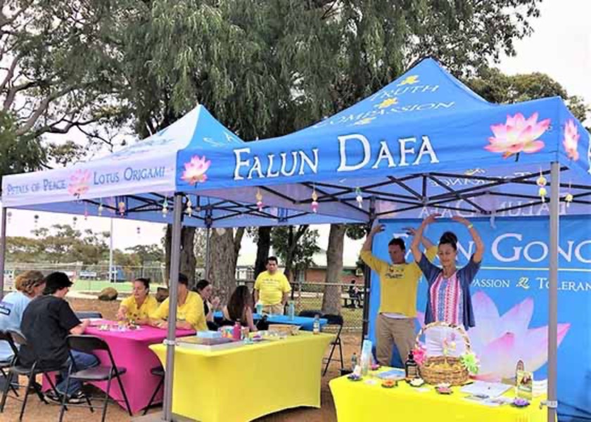 Image for article Australia: I principi della Falun Dafa apprezzati alla fiera agricola di Margaret River