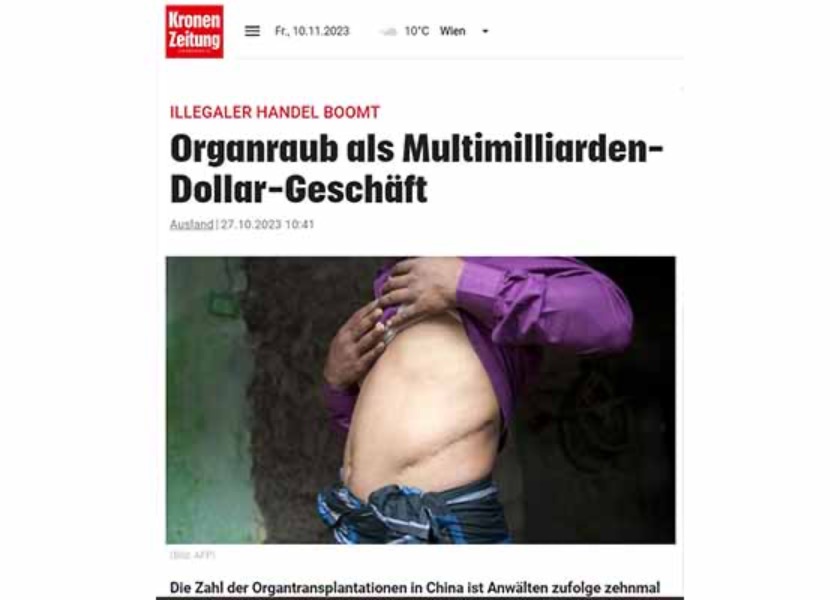 Image for article Austria: Servizio dei media sul prelievo di organi: 