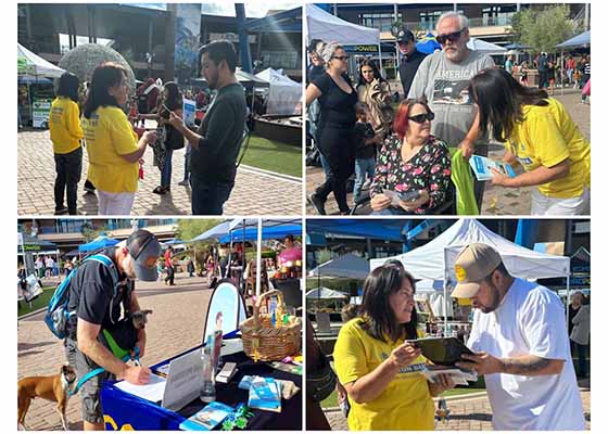 Image for article Arizona, Stati Uniti: Il pubblico sostiene la Falun Dafa durante gli eventi locali
