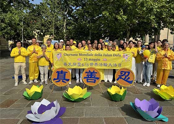 Image for article Italia: Celebrazioni per la Giornata Mondiale della Falun Dafa