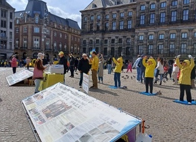 Image for article Paesi Bassi: I praticanti organizzano eventi in diverse città per introdurre la Falun Dafa e denunciare la persecuzione in Cina