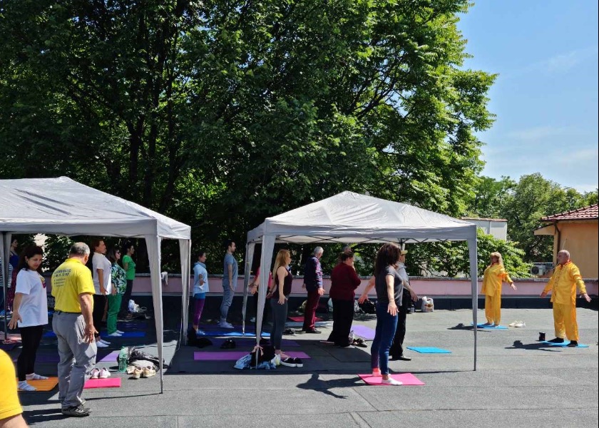 Image for article Bulgaria: La Falun Dafa premiata al Festival della Salute di Plovdiv