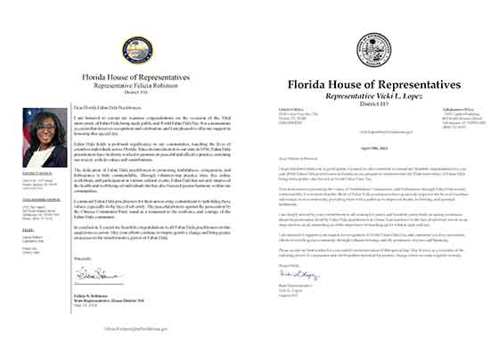 Image for article Florida, USA: I rappresentanti dello Stato inviano lettere per onorare la Giornata Mondiale della Falun Dafa