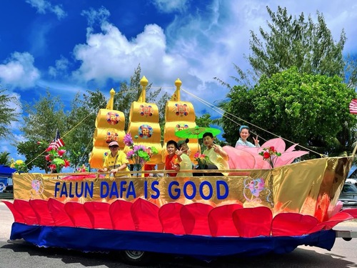 Image for article Saipan: La Falun Dafa accolta nella parata del Giorno della Liberazione