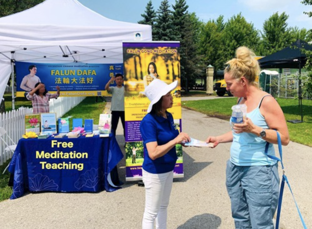 Image for article Canada: La Falun Dafa accolta al Festival del cibo persiano di Toronto