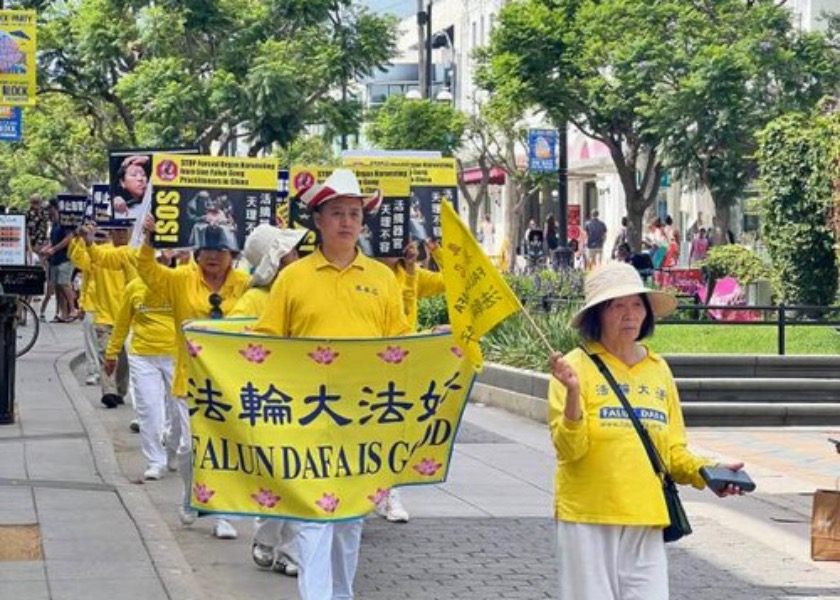 Image for article Santa Monica, California: Le persone condannano la persecuzione della Falun Dafa da parte del PCC