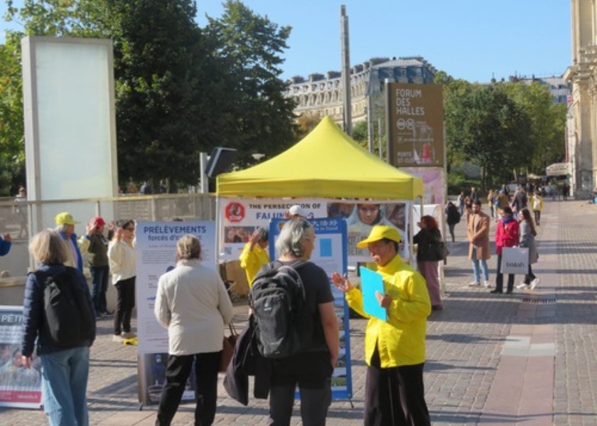 Image for article Parigi, Francia: Un evento per presentare la Falun Dafa riceve il sostegno del pubblico