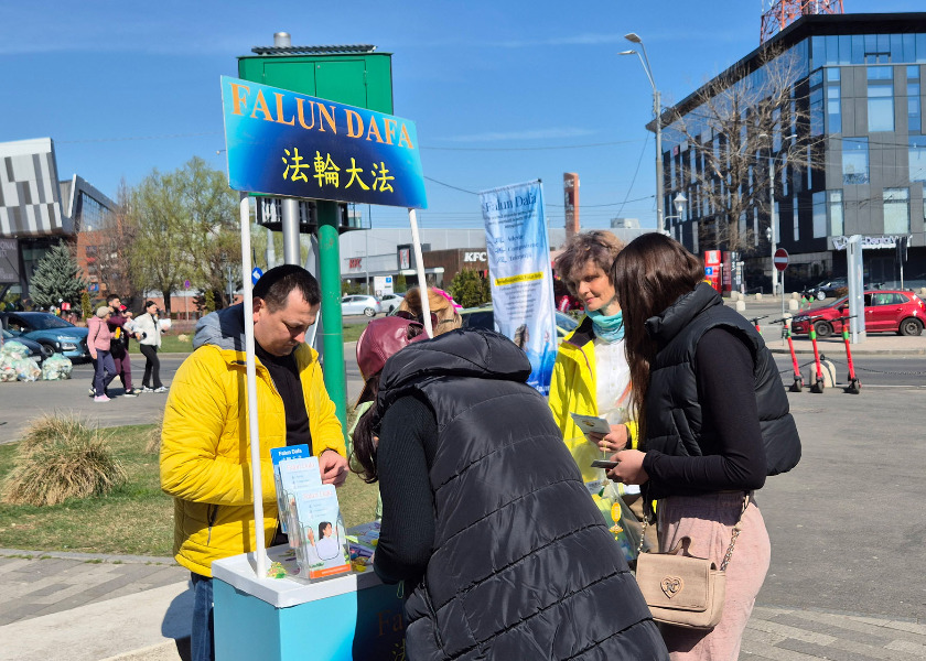 Image for article I rumeni condannano la persecuzione del Falun Gong