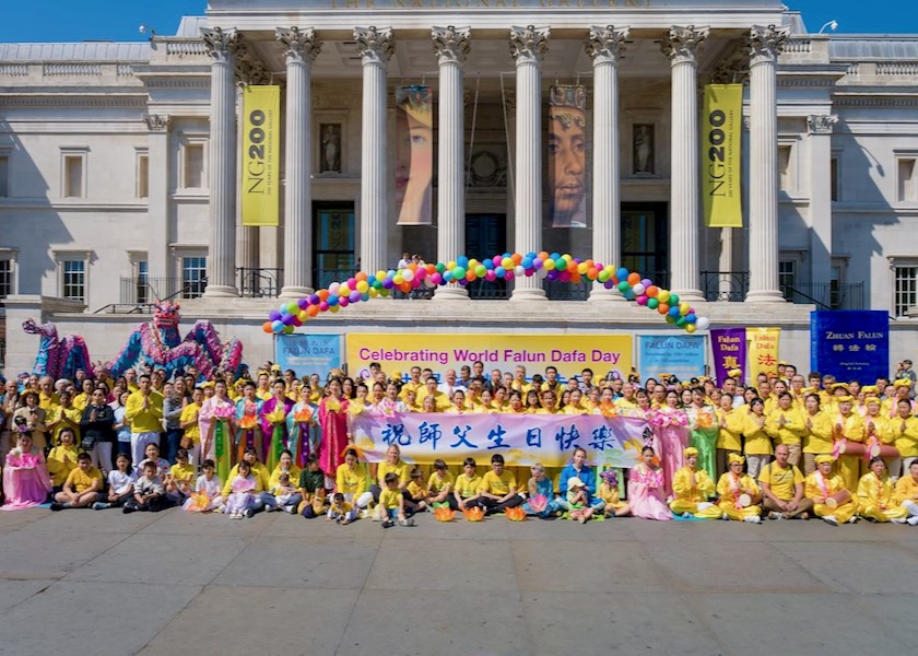 Image for article Regno Unito: Grande parata e attività a Londra per celebrare la Giornata Mondiale della Falun Dafa