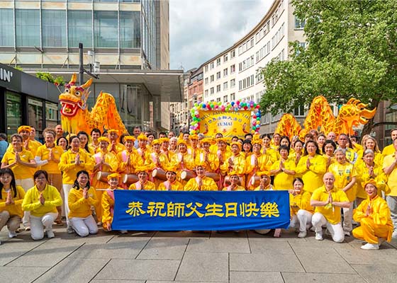 Image for article Francoforte, Germania: Funzionari eletti esprimono sostegno durante le celebrazioni della Giornata Mondiale della Falun Dafa