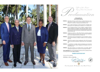 Image for article Florida, USA: Il sindaco emette un proclama per celebrare la Giornata della Falun Dafa