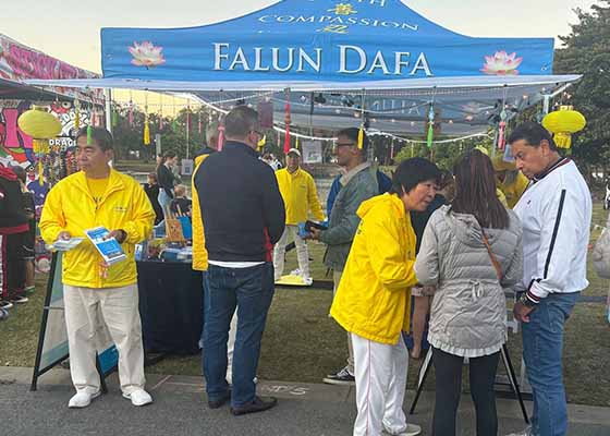 Image for article Australia: Introduzione alla Falun Dafa in un evento comunitario