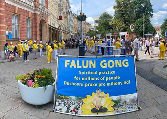 Image for article Repubblica Ceca: Presentazione della Falun Dafa al Festival Internazionale del Cinema di Karlovy Vary