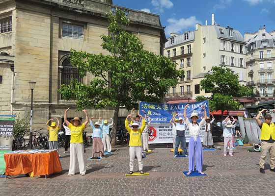 Image for article Francia: Due eventi hanno denunciato la persecuzione dei praticanti del Falun Gong da parte del PCC